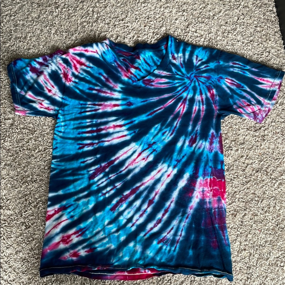 Handmade Vibrant Tie-Dye T-Shirt
